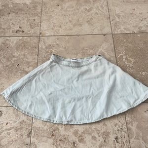 American Apparel denim circle skirt
